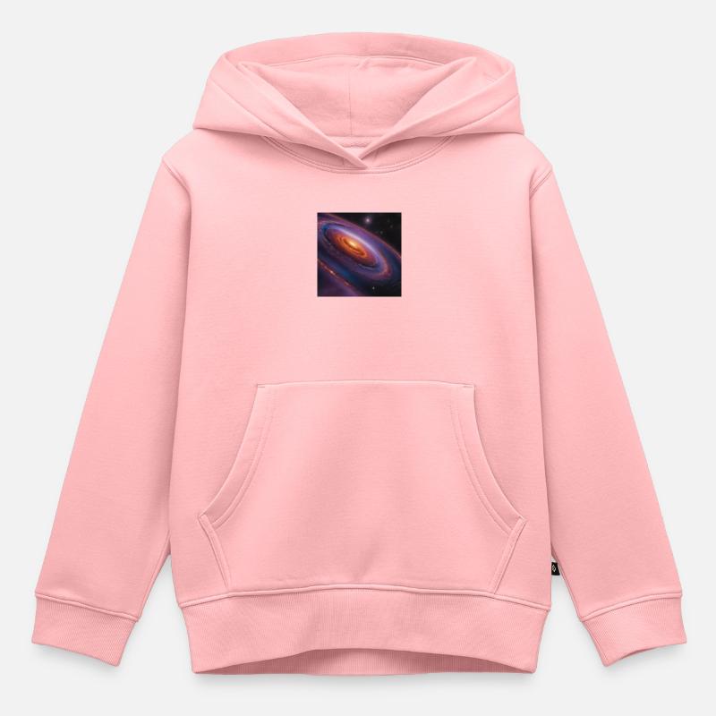 cosmos - Sweat Premium à capuche enfant bio - rose