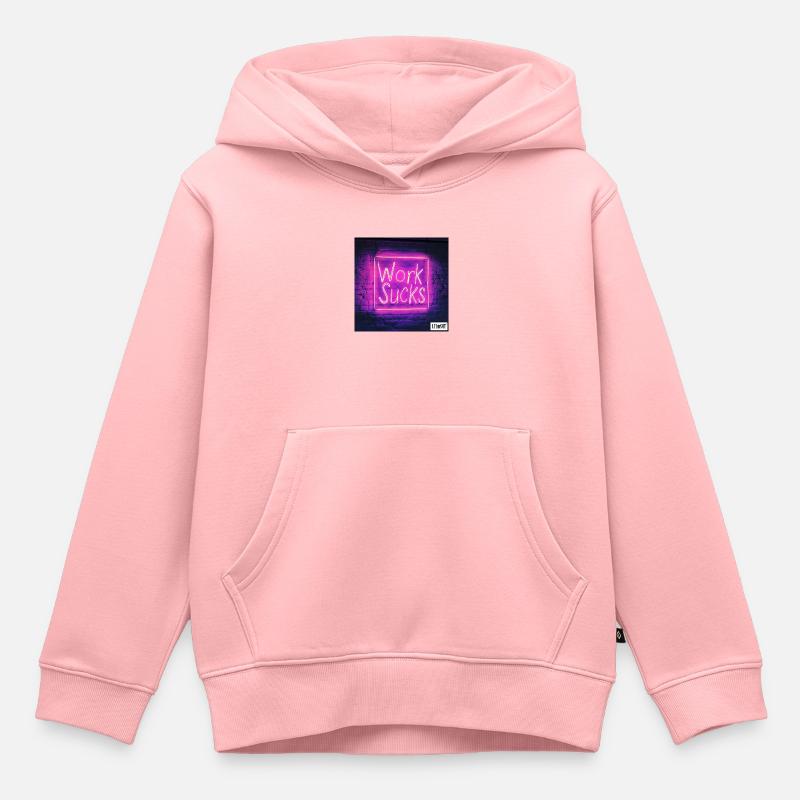 À propos de la vie - Sweat Premium à capuche enfant bio - rose