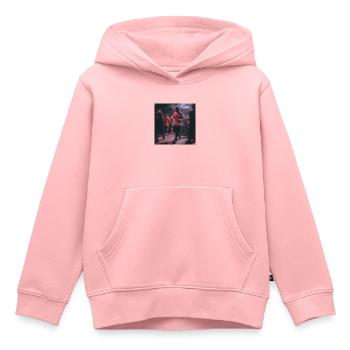 Techno dude - Kinder Premium Organic Hoodie - Rosa - Vorne - AI Model Kid Female (0cm)