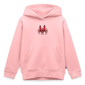 2 Kraken Mr. Sir Hat Monocle Glasses Rich Friends - Kids Premium Organic Hoodie - rose - Front - AI Model Kid Female (0cm)