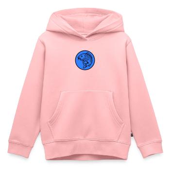 Poisson carpe - Sweat Premium à capuche enfant bio - rose - Devant - AI Model Kid Female (0cm)