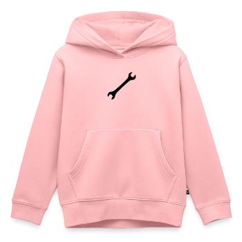 Schraubenschlüssel - Kinder Premium Organic Hoodie - Rosa - Vorne - AI Model Kid Female (0cm)