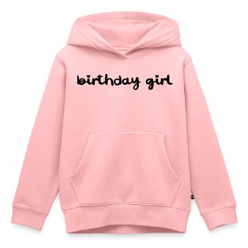 Birthday Girl - Kinder Premium Organic Hoodie - Rosa - Vorne - AI Model Kid Female (0cm)