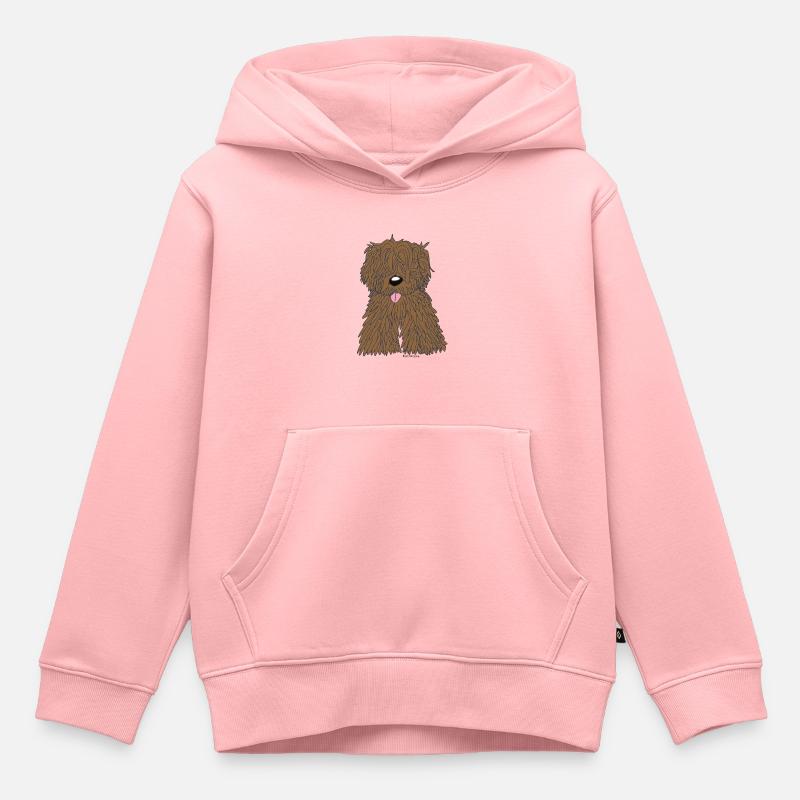 pdae choco original - Sweat Premium à capuche enfant bio - rose