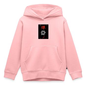 Japanisch - Kinder Premium Organic Hoodie - Rosa - Vorne - AI Model Kid Female (0cm)