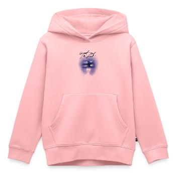 Verloren in gedanken - Kinder Premium Organic Hoodie - Rosa - Vorne - AI Model Kid Female (0cm)