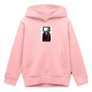 Anzug Tube TV Mann - Kinder Premium Organic Hoodie - Rosa - Vorne - AI Model Kid Female (0cm)