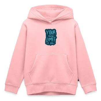 Nur du schränkst ein - Kinder Premium Organic Hoodie - Rosa - Vorne - AI Model Kid Female (0cm)