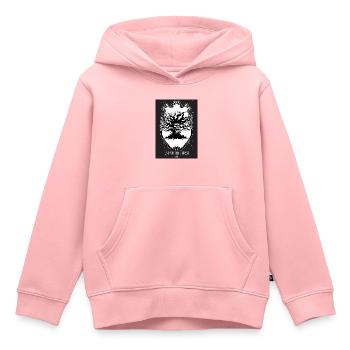 Enchanted Forest oracle - Sweat Premium à capuche enfant bio - rose - Devant - AI Model Kid Female (0cm)