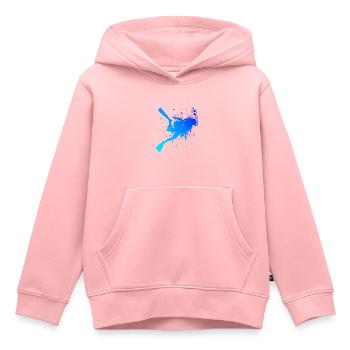 Diver Taucher Diving Scuba Diver Free Dive - Kinder Premium Organic Hoodie - Rosa - Vorne - AI Model Kid Female (0cm)