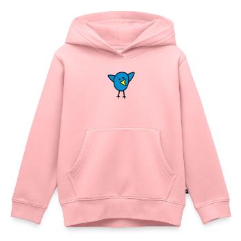 Vogel - Kinder Premium Organic Hoodie - Rosa - Vorne - AI Model Kid Female (0cm)