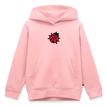 Ladybug - Kids Premium Organic Hoodie - rose - Front - AI Model Kid Female (0cm)