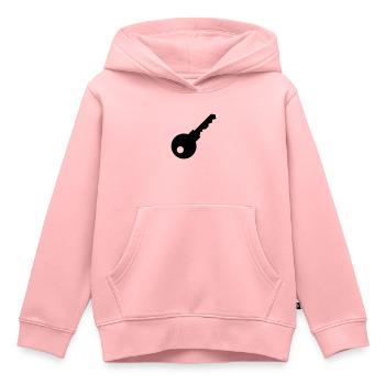 Key - Kids Premium Organic Hoodie - rose - Front - AI Model Kid Female (0cm)