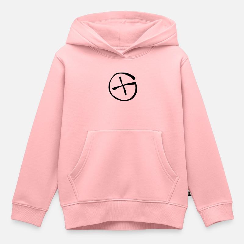 Geocaching - Sweat Premium à capuche enfant bio - rose