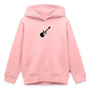 Elektrogitarre Gitarrist Gitarre spielen - Kinder Premium Organic Hoodie - Rosa - Vorne - AI Model Kid Female (0cm)