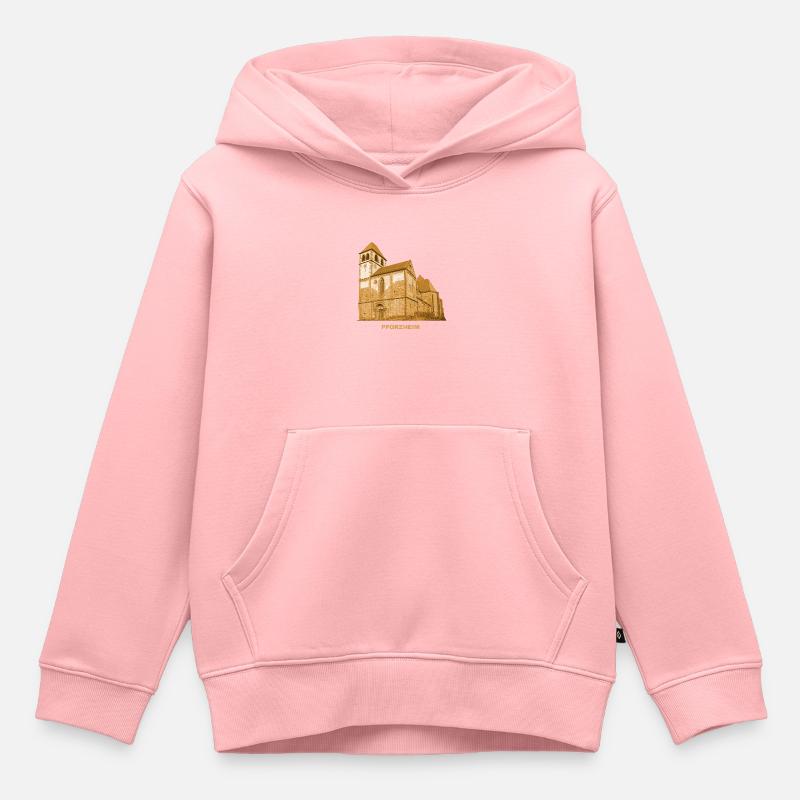 Château de Pforzheim Baden-Württemberg Enz - Sweat Premium à capuche enfant bio - rose