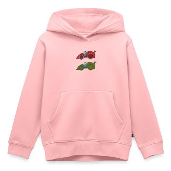 autorennen 2 - Kinder Premium Organic Hoodie - Rosa - Vorne - AI Model Kid Female (0cm)