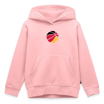 Basketball Deutschland Nationalmannschaft - Kinder Premium Organic Hoodie - Rosa - Vorne - AI Model Kid Female (0cm)