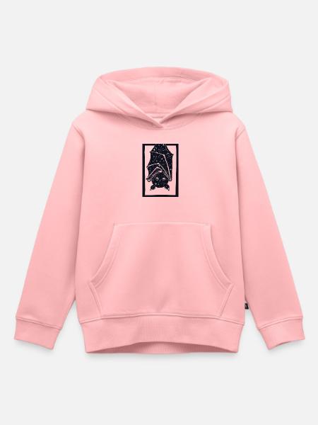 Spacebat - Sweat Premium à capuche enfant bio - rose