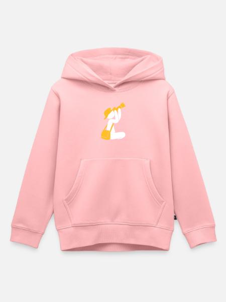 Fotograf mit Kamera - Kinder Premium Organic Hoodie - Rosa