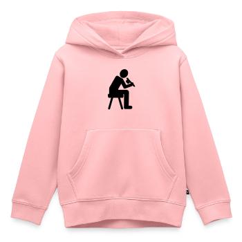 Tätowierer Tattoo - Kinder Premium Organic Hoodie - Rosa - Vorne - AI Model Kid Female (0cm)