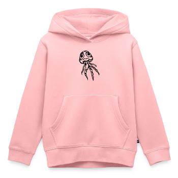 Jellyfish - Kinder Premium Organic Hoodie - Rosa - Vorne - AI Model Kid Female (0cm)
