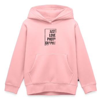 Just love Photography - Kinder Premium Organic Hoodie - Rosa - Vorne - AI Model Kid Female (0cm)