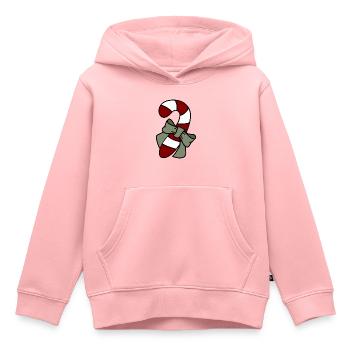 Zuckerstange - Kinder Premium Organic Hoodie - Rosa - Vorne - AI Model Kid Female (0cm)