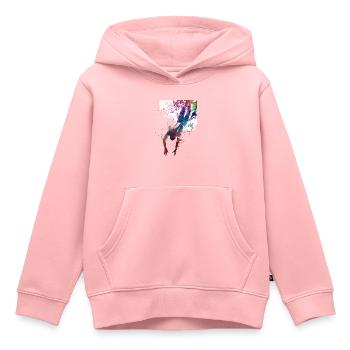 Swimmer sport #swimmer #sport - Kids Premium Organic Hoodie - rose - Front - AI Model Kid Female (0cm)