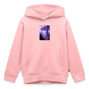 Image de science-fiction Alien Planet - Sweat Premium à capuche enfant bio - rose - Devant - AI Model Kid Female (0cm)