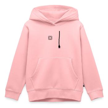 Connector and socket to put power on things - Kids Premium Organic Hoodie - rose - Front - AI Model Kid Female (0cm)