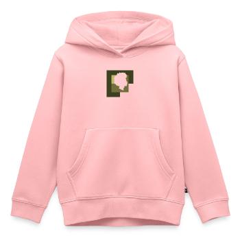 Funky Soul - Sweat Premium à capuche enfant bio - rose - Devant - AI Model Kid Female (0cm)
