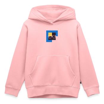 Leseratte Roman - Kinder Premium Organic Hoodie - Rosa - Vorne - AI Model Kid Female (0cm)