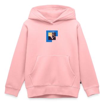 Kletteraffe Aufstieg - Kinder Premium Organic Hoodie - Rosa - Vorne - AI Model Kid Female (0cm)