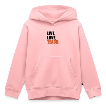 Lehrer - Kinder Premium Organic Hoodie - Rosa - Vorne - AI Model Kid Female (0cm)