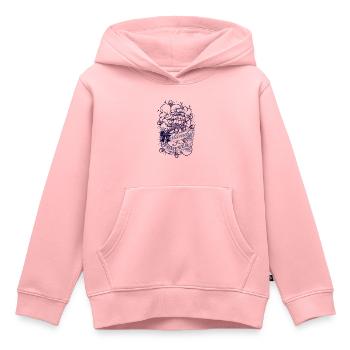 Unglück Boot - Kinder Premium Organic Hoodie - Rosa - Vorne - AI Model Kid Female (0cm)