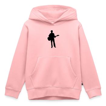 Gitarrist - Kinder Premium Organic Hoodie - Rosa - Vorne - AI Model Kid Female (0cm)