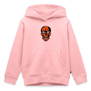 death head of death eye grinding 6 2 - Kids Premium Organic Hoodie - rose - Front - AI Model Kid Female (0cm)
