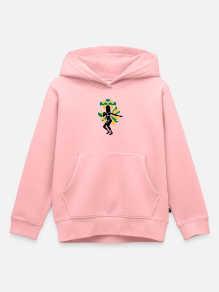 Samba - Sweat Premium à capuche enfant bio - rose