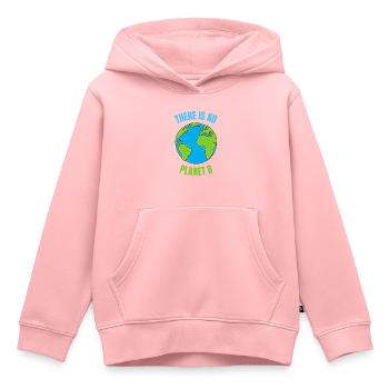 There is no PLanet B Environmental Protection Desing - Kids Premium Organic Hoodie - rose - Front - AI Model Kid Female (0cm)