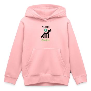Aktien Junkie 1 - Kinder Premium Organic Hoodie - Rosa - Vorne - AI Model Kid Female (0cm)