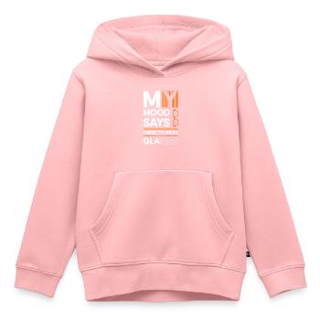 Lunettes Accessoire Ophtalmologiste Mauvaise Vision - Sweat Premium à capuche enfant bio - rose - Devant - AI Model Kid Female (0cm)