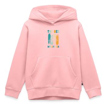 Honig Imker Honigwabe Bienchen - Kinder Premium Organic Hoodie - Rosa - Vorne - AI Model Kid Female (0cm)