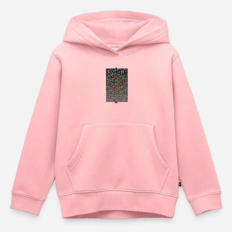 Laby Brik - Sweat Premium à capuche enfant bio - rose
