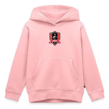 Akademisches Wappen Professor Couronne - Kinder Premium Organic Hoodie - Rosa - Vorne - AI Model Kid Female (0cm)