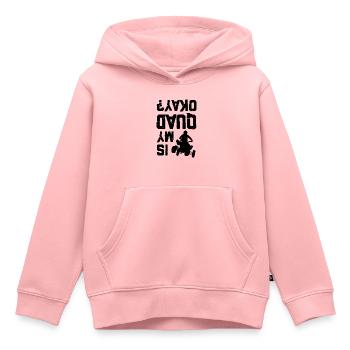 Quad Racer Quadr - Sweat Premium à capuche enfant bio - rose - Devant - AI Model Kid Female (0cm)