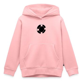 Poker Poker-Chip - Kinder Premium Organic Hoodie - Rosa - Vorne - AI Model Kid Female (0cm)