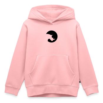 Nashorn - Kinder Premium Organic Hoodie - Rosa - Vorne - AI Model Kid Female (0cm)