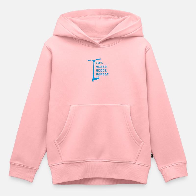 SCOOTER TRAINING COOL GIFT STUNTSCOOTER KIDS - Sweat Premium à capuche enfant bio - rose