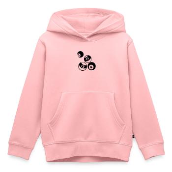 Billard - Sweat Premium à capuche enfant bio - rose - Devant - AI Model Kid Female (0cm)